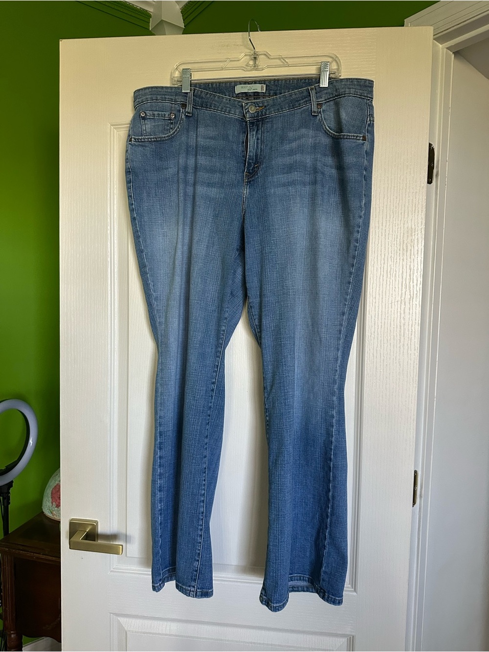 Levis 580 Plus Size Boot Cut Denim Jeans